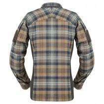 Helikon MBDU Flannel Shirt - Slate Blue Checkered - S