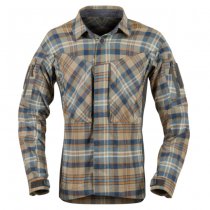 Helikon MBDU Flannel Shirt - Slate Blue Checkered - 2XL