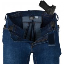 Helikon Covert Tactical Pants - Denim Mid Vintage Worn Blue - S - Long