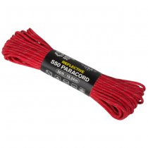 Atwood Rope 550 Paracord Reflective 50ft - Red