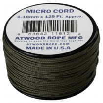 Atwood Rope Micro Cord 125ft - Olive Drab