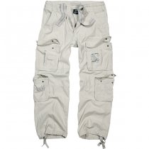 Brandit Pure Vintage Trousers - Old White - L