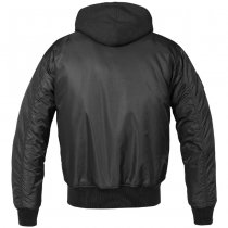 Brandit MA1 Sweat Hooded Jacket - Black - M