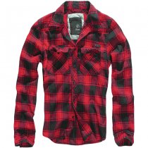Brandit Checkshirt - Red / Black - XL