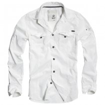 Brandit Shirt Slim - White - S