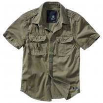 Brandit Vintage Shirt Shortsleeve - Olive - 6XL