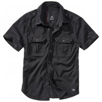 Brandit Vintage Shirt Shortsleeve - Black - L