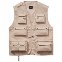 Brandit Hunting Vest - Beige - S