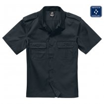 Brandit US Shirt Shortsleeve - Black - 5XL