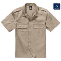 Brandit US Shirt Shortsleeve - Beige - XL