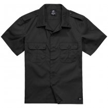 Brandit US Shirt Ripstop Shortsleeve - Black - 2XL
