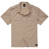 Brandit US Shirt Ripstop Shortsleeve - Beige - 3XL