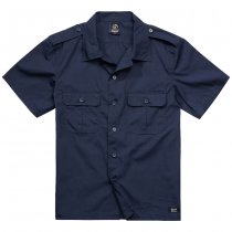 Brandit US Shirt Ripstop Shortsleeve - Navy - 5XL
