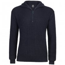 Brandit Marine Pullover Troyer - Navy