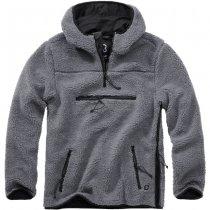 Brandit Teddyfleece Worker Pullover - Anthracite - 5XL