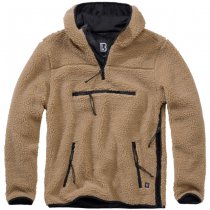 Brandit Teddyfleece Worker Pullover - Camel