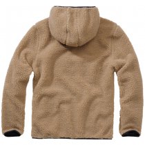 Brandit Teddyfleece Worker Pullover - Camel - S