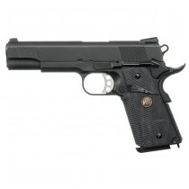 WE M1911 MEU Gas Blow Back Pistol - Black