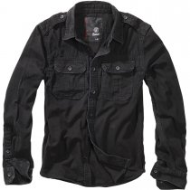 Brandit Vintage Shirt Longsleeve - Black - 5XL