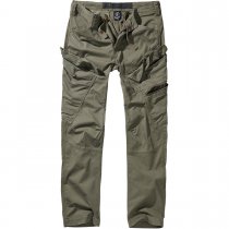 Brandit Adven Trouser Slim Fit - Olive - S