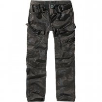 Brandit Adven Trouser Slim Fit - Dark Camo - S