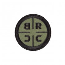 Black Rifle Coffee Logo Patch - Black / Green