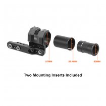 Leapers Keymod Offset Flashlight Ring Mount - Black