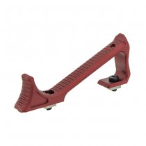 Leapers M-LOK Ultra Slim Angled Foregrip - Red