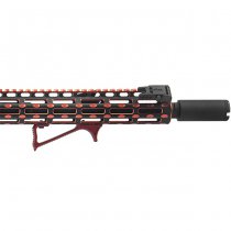 Leapers M-LOK Ultra Slim Angled Foregrip - Red