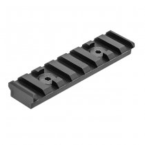 Leapers Pro M-LOK Picatinny Rail Section 8 Slots - Black