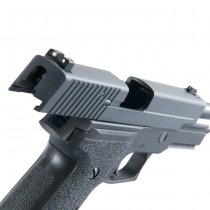 WE P226 Railed Gas Blow Back Pistol - Black