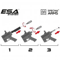 Specna Arms RRA SA-E11 EDGE TITAN V2 Custom AEG - Tan