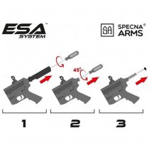 Specna Arms RRA SA-E15 EDGE TITAN V2 Custom AEG - Black