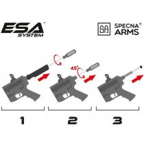 Specna Arms SA-C25 PDW CORE MOSFET Version AEG - Chaos Bronze