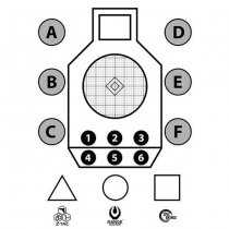 Range Solutions Aim Small Shooting Target 50 Pcs