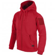 Helikon Urban Tactical Hoodie Lite FullZip - Red - 3XL