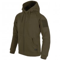 Helikon Urban Tactical Hoodie Lite FullZip - Green