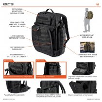 5.11 Rush72 2.0 Backpack 55L - Kangaroo