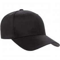 Flexfit Wooly Combed Cap - Black Black - Youth