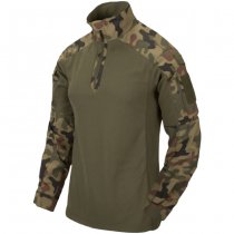 Helikon MCDU Combat Shirt NyCo Ripstop - PL Woodland - S - Regular