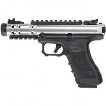 WE G Series Galaxy Gas Blow Back Pistol - Silver