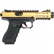 WE G Series Galaxy Gas Blow Back Pistol - Gold