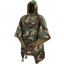 Helikon Swagman Roll Poncho - Woodland