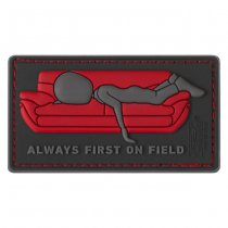 JTG Always First on Couch Rubber Patch - Color