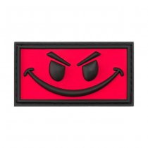 JTG Evil Smile Rubber Patch - Red