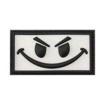 JTG Evil Smile Rubber Patch - White