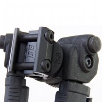 GK Tactical Adjustable Polymer Bipod - Black