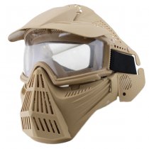 WoSport Commander Full Face PC Lens Mask - Tan