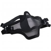 WoSport Steel Half Face Mask - Black