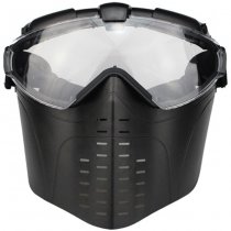 WoSport Ventilated Full Face Mask - Black